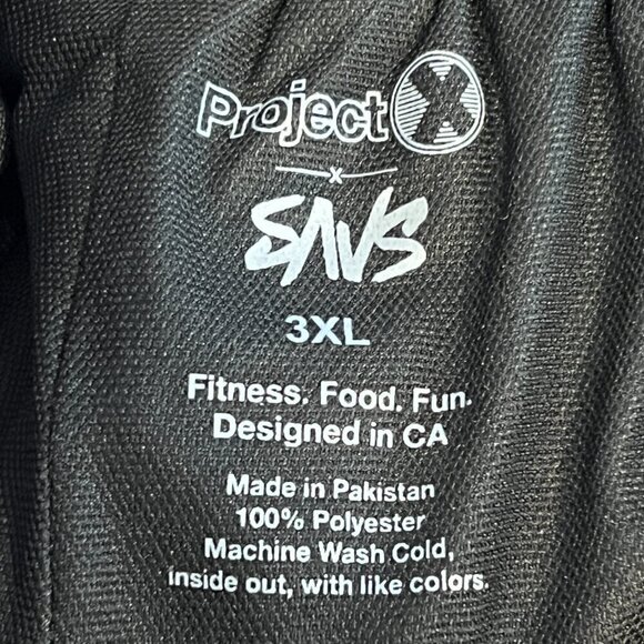 Basketball Shorts Savs Black Purple Athletic Streetwear 3XL - Picture 5 of 5